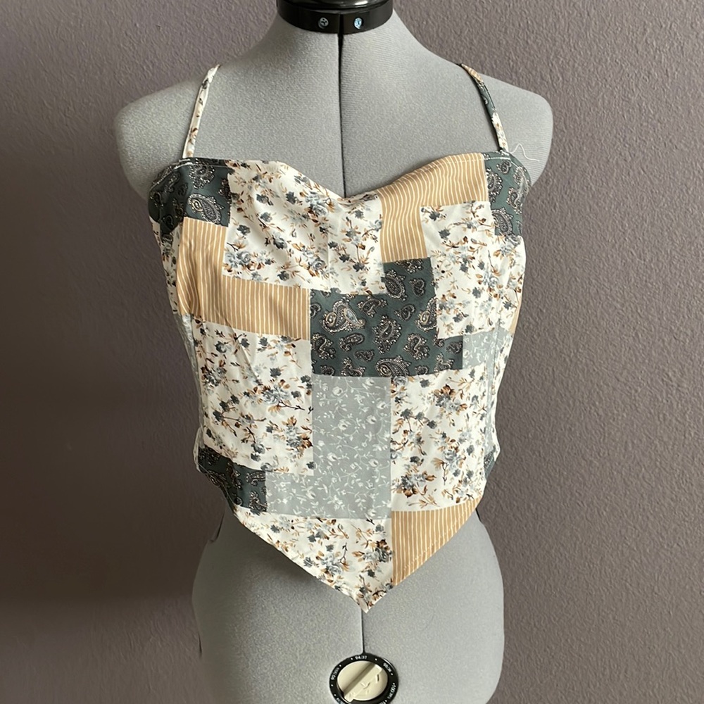 Shein Bandana top